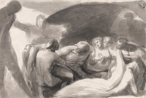 Howard Visiting a Prison by George Romney